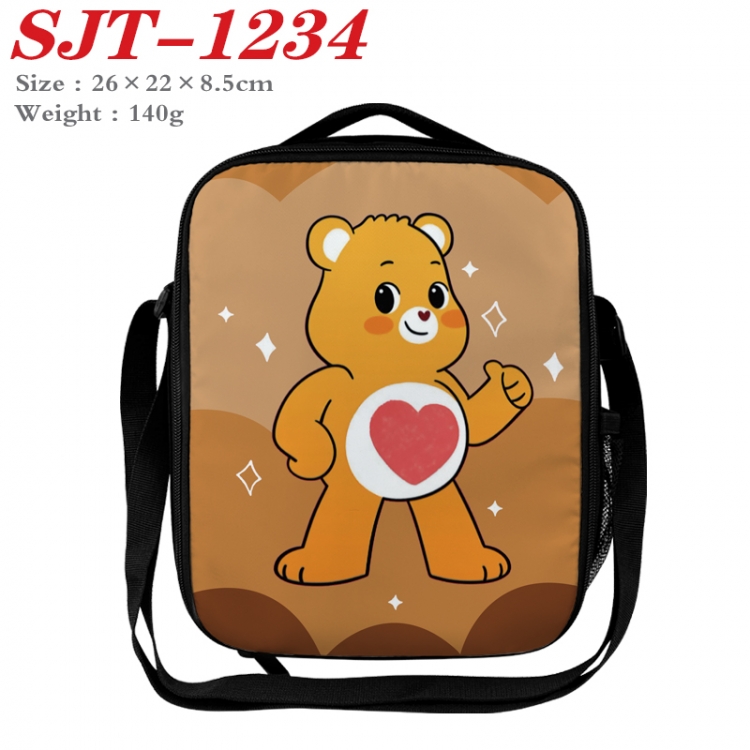 Care Bears Anime Lunch Bag Crossbody Bag 26x22x8.5cm  SJT-1234