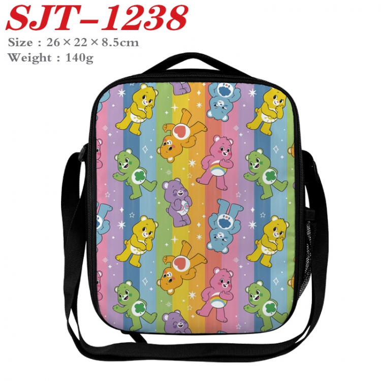 Care Bears Anime Lunch Bag Crossbody Bag 26x22x8.5cm SJT-1238