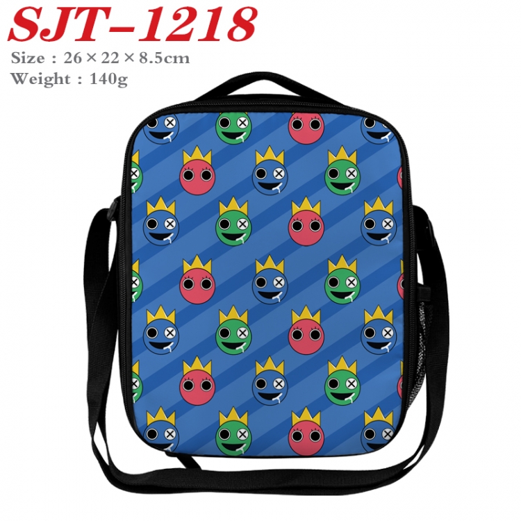 Rainbow Friend Anime Lunch Bag Crossbody Bag 26x22x8.5cm SJT-1218