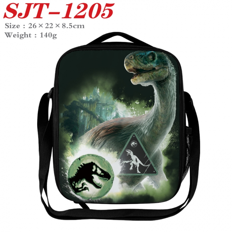 Dinosaur series Anime Lunch Bag Crossbody Bag 26x22x8.5cm SJT-1205