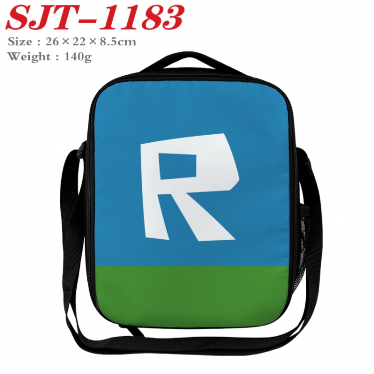 ROBLOX  Anime Lunch Bag Crossbody Bag 26x22x8.5cm SJT-1183