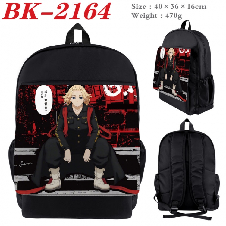 Tokyo Revengers  New nylon canvas waterproof backpack 40X36X16CM  BK-2164