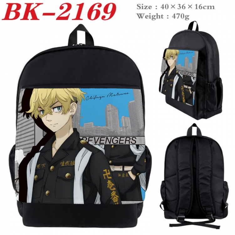 Tokyo Revengers  New nylon canvas waterproof backpack 40X36X16CM  BK-2169