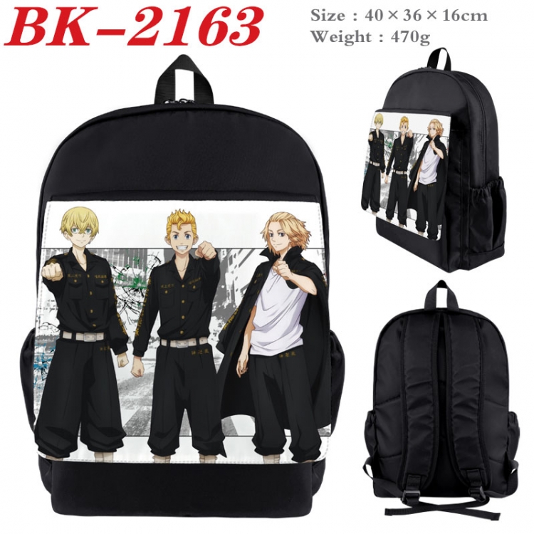 Tokyo Revengers  New nylon canvas waterproof backpack 40X36X16CM  BK-2163