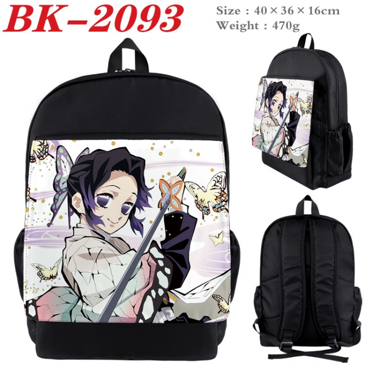 Demon Slayer Kimets New nylon canvas waterproof backpack 40X36X16CM  BK-2093