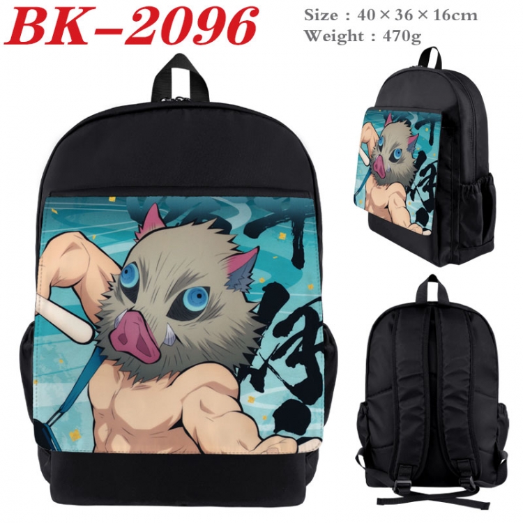 Demon Slayer Kimets New nylon canvas waterproof backpack 40X36X16CM  BK-2096