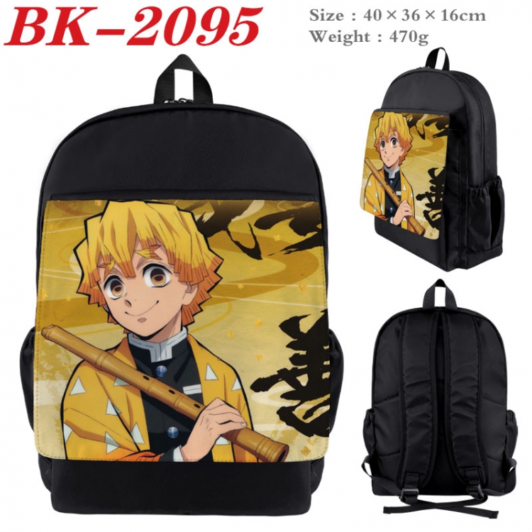 Demon Slayer Kimets New nylon canvas waterproof backpack 40X36X16CM BK-2095