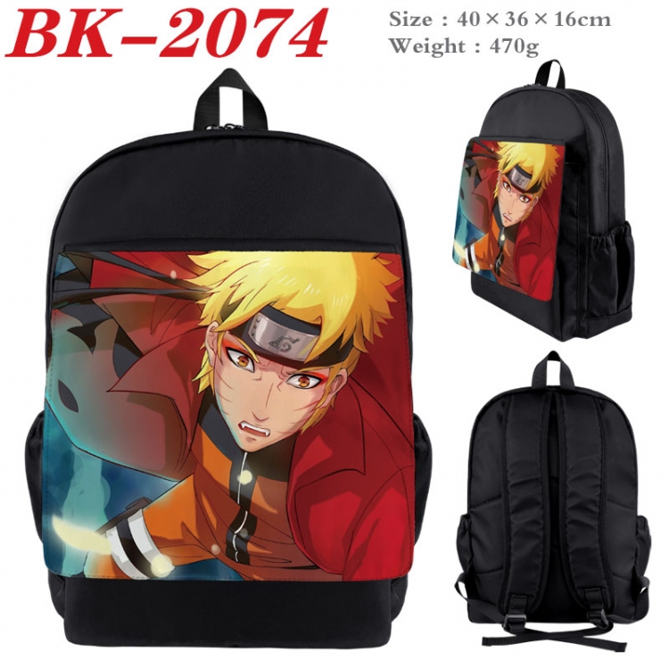 Naruto New nylon canvas waterproof backpack 40X36X16CM BK-2074