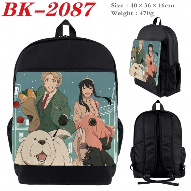 SPY×FAMILY New nylon canvas waterproof backpack 40X36X16CM BK-2087