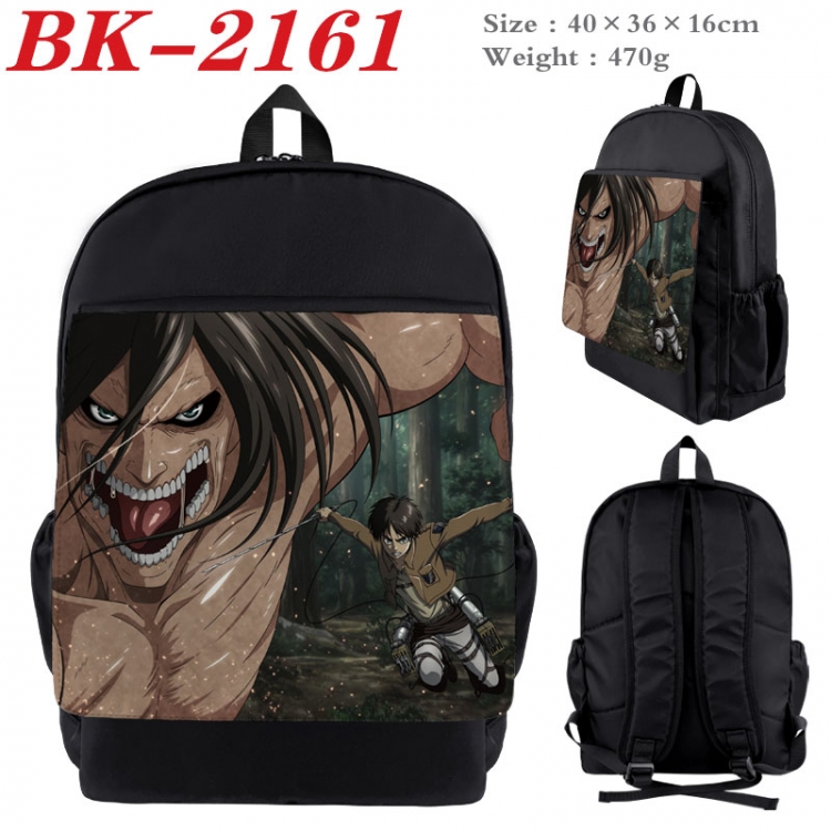Shingeki no Kyojin New nylon canvas waterproof backpack 40X36X16CM  BK-2161