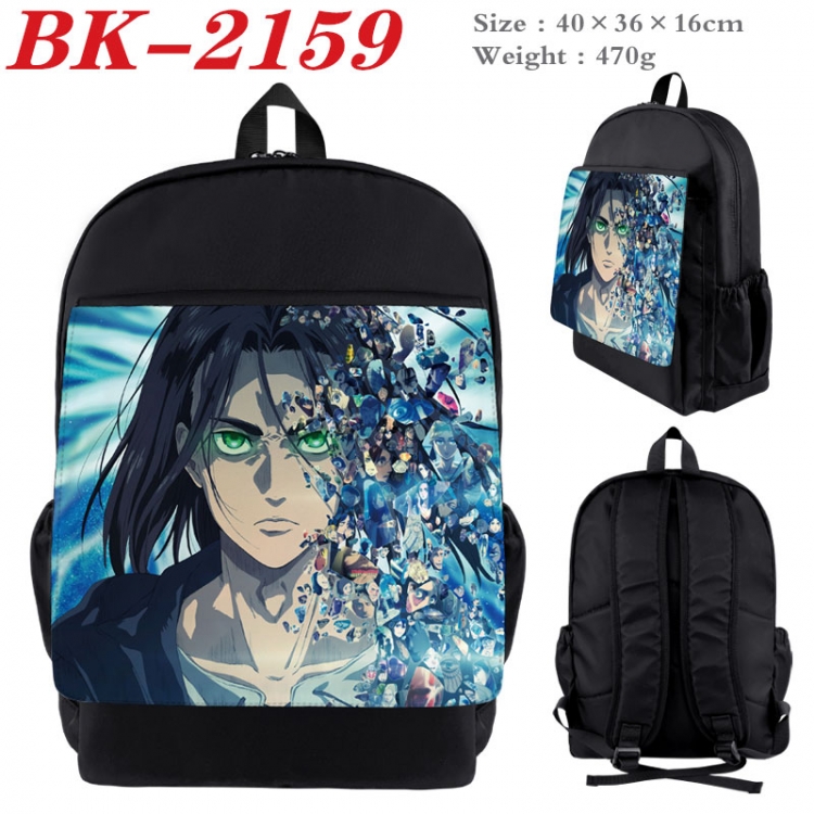 Shingeki no Kyojin New nylon canvas waterproof backpack 40X36X16CM  BK-2159