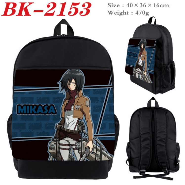 Shingeki no Kyojin New nylon canvas waterproof backpack 40X36X16CM  BK-2153