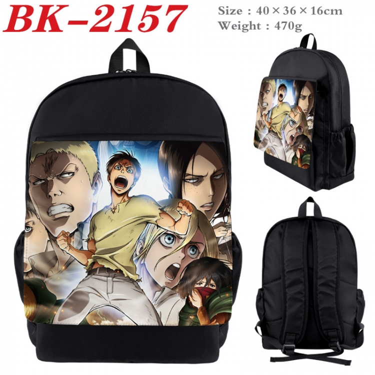 Shingeki no Kyojin New nylon canvas waterproof backpack 40X36X16CM BK-2157