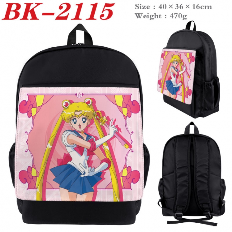 sailormoon New nylon canvas waterproof backpack 40X36X16CM BK-2115