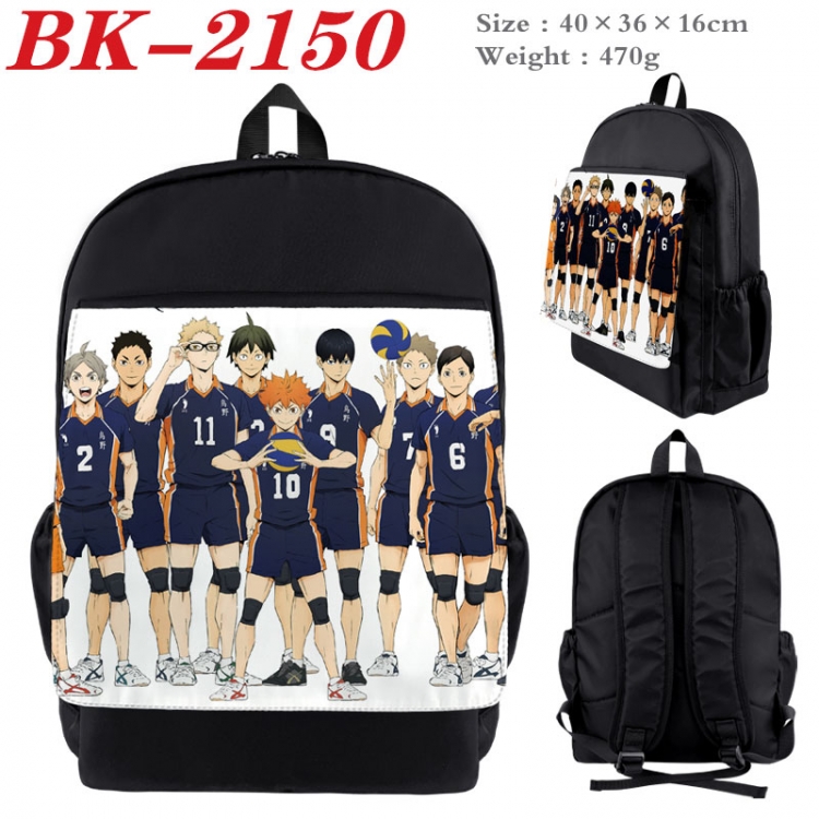 Haikyuu!! New nylon canvas waterproof backpack 40X36X16CM BK-2150