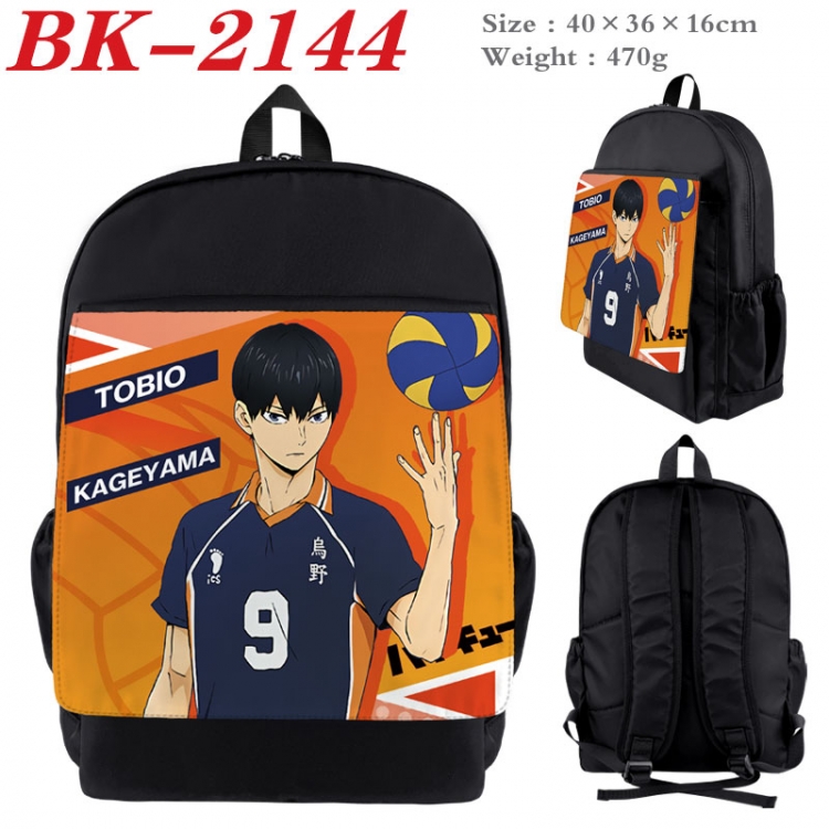 Haikyuu!! New nylon canvas waterproof backpack 40X36X16CM  BK-2144