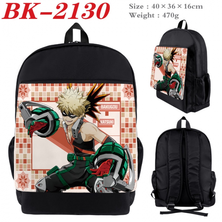 My Hero Academia New nylon canvas waterproof backpack 40X36X16CM  BK-2130