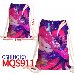 Oshi no ko Canvas drawstring p...