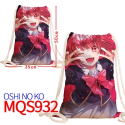 Oshi no ko Canvas drawstring p...