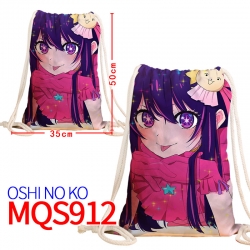 Oshi no ko Canvas drawstring p...