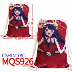 Oshi no ko Canvas drawstring p...