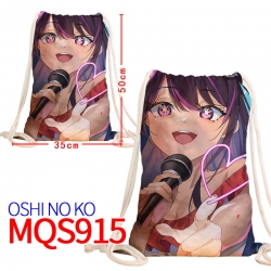 Oshi no ko Canvas drawstring p...