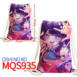 Oshi no ko Canvas drawstring p...