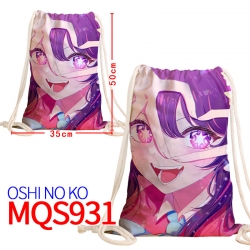 Oshi no ko Canvas drawstring p...