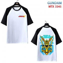 Gundam Anime raglan sleeve cot...