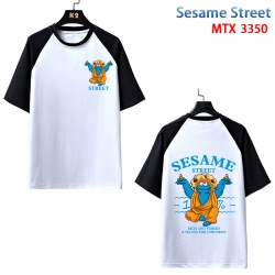 Sesame Street Anime raglan sle...