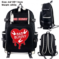 bad bunny Data USB backpack Ca...