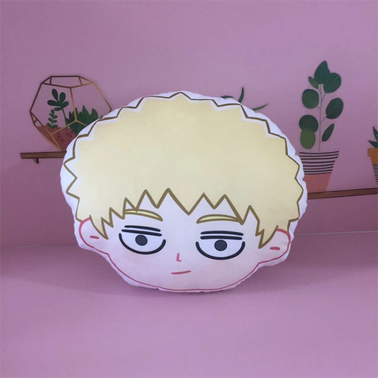 Mob Psycho 100 Big head series Stuffed toy double-sided printing pillow pillow 45cm