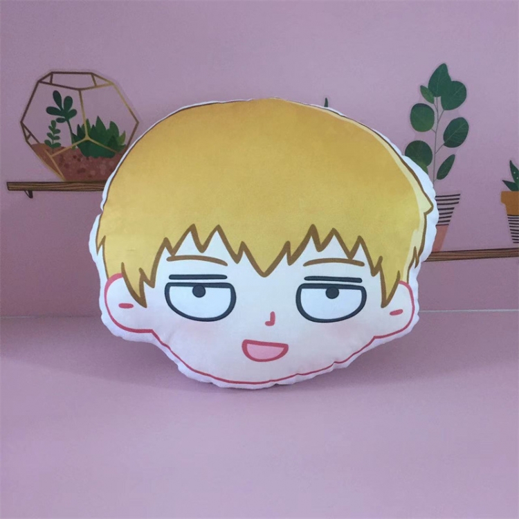 Mob Psycho 100 Big head series Stuffed toy double-sided printing pillow pillow 45cm