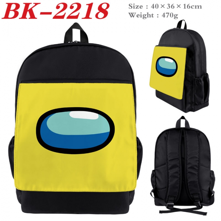 Among us New nylon canvas waterproof backpack 40X36X16CM  BK-2218