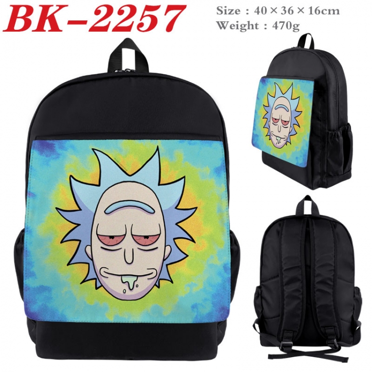 Rick and Morty New nylon canvas waterproof backpack 40X36X16CM  BK-2257
