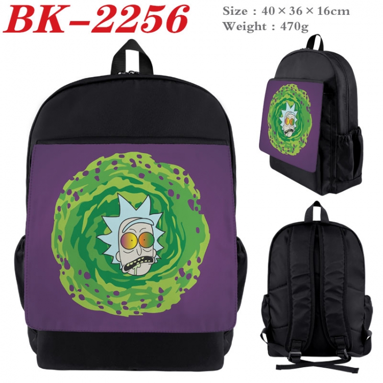 Rick and Morty New nylon canvas waterproof backpack 40X36X16CM BK-2256