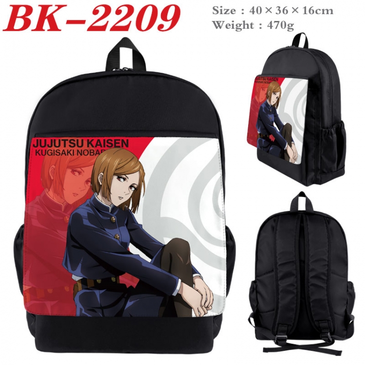 Jujutsu Kaisen New nylon canvas waterproof backpack 40X36X16CM  BK-2209