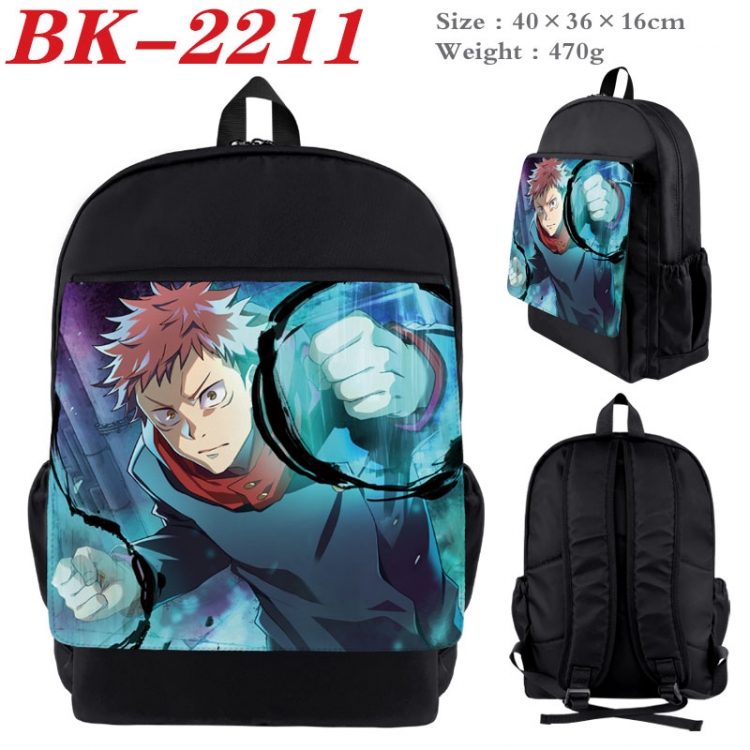 Jujutsu Kaisen New nylon canvas waterproof backpack 40X36X16CM  BK-2211