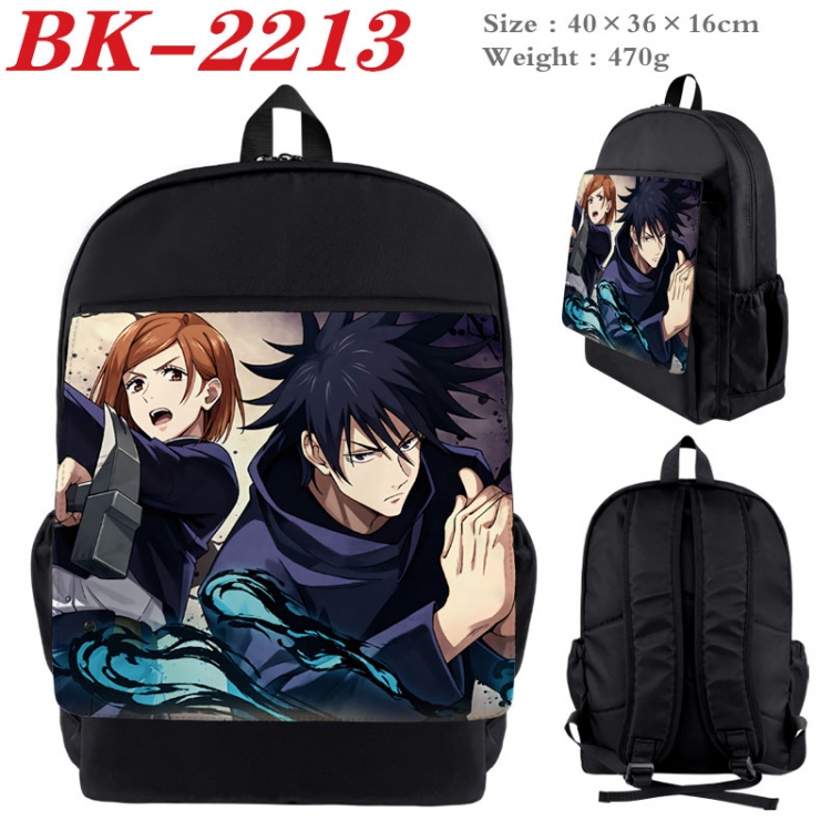 Jujutsu Kaisen New nylon canvas waterproof backpack 40X36X16CM BK-2213