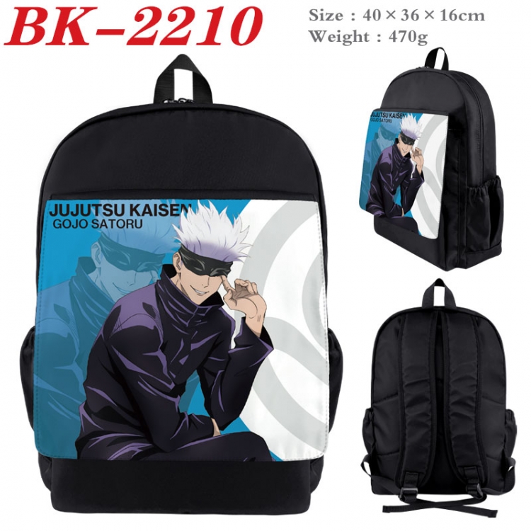 Jujutsu Kaisen New nylon canvas waterproof backpack 40X36X16CM BK-2210