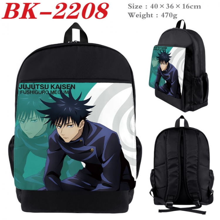 Jujutsu Kaisen New nylon canvas waterproof backpack 40X36X16CM  BK-2208