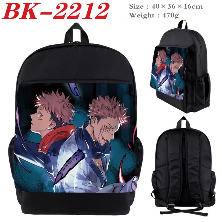 Jujutsu Kaisen New nylon canvas waterproof backpack 40X36X16CM  BK-2212