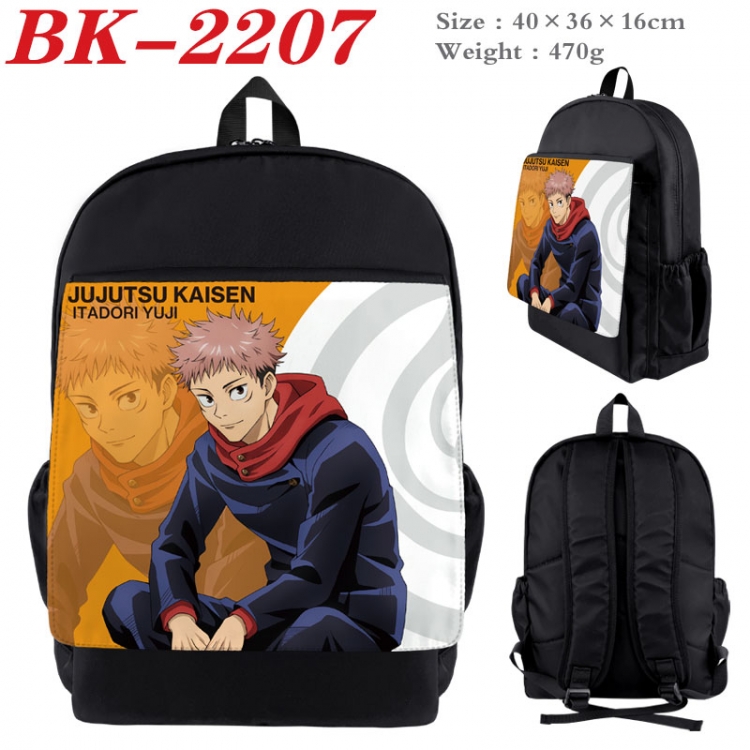 Jujutsu Kaisen New nylon canvas waterproof backpack 40X36X16CM BK-2207