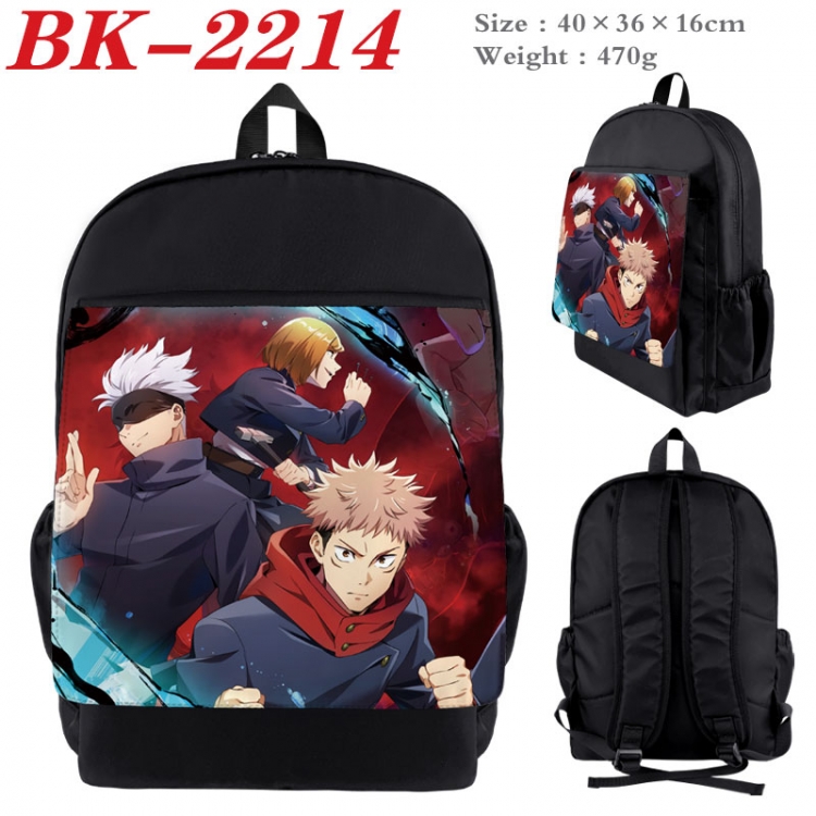 Jujutsu Kaisen New nylon canvas waterproof backpack 40X36X16CM  BK-2214