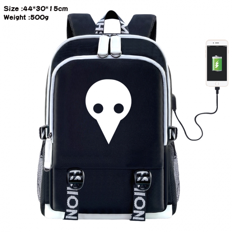 EVA Anime Double Zipper Data Backpack 44X30X15CM