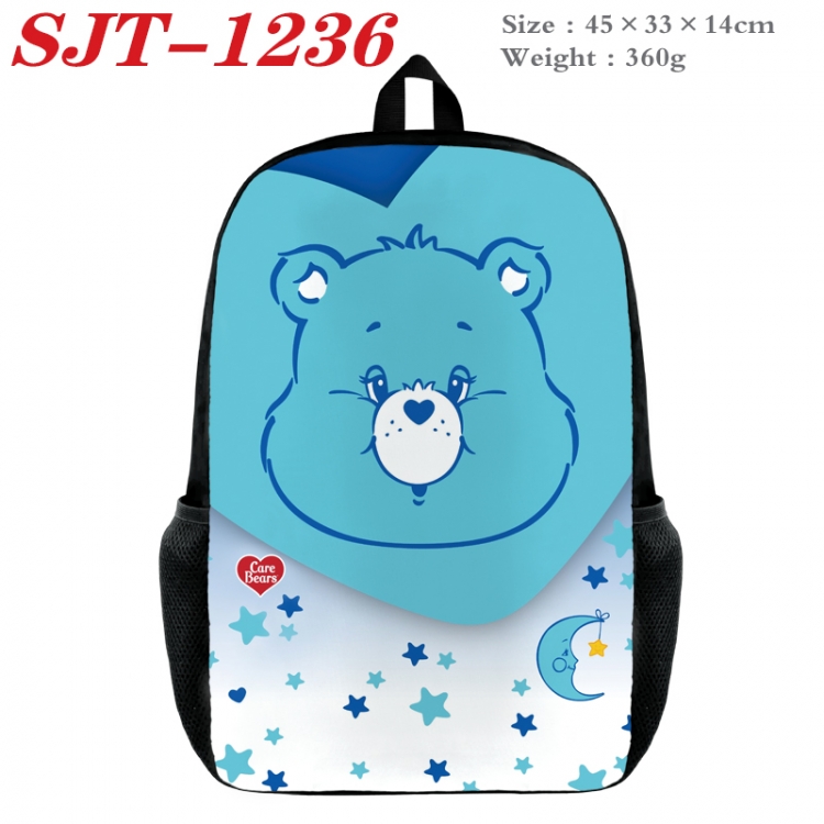 Care Bears Anime nylon canvas backpack student backpack 45x33x14cm  SJT-1236