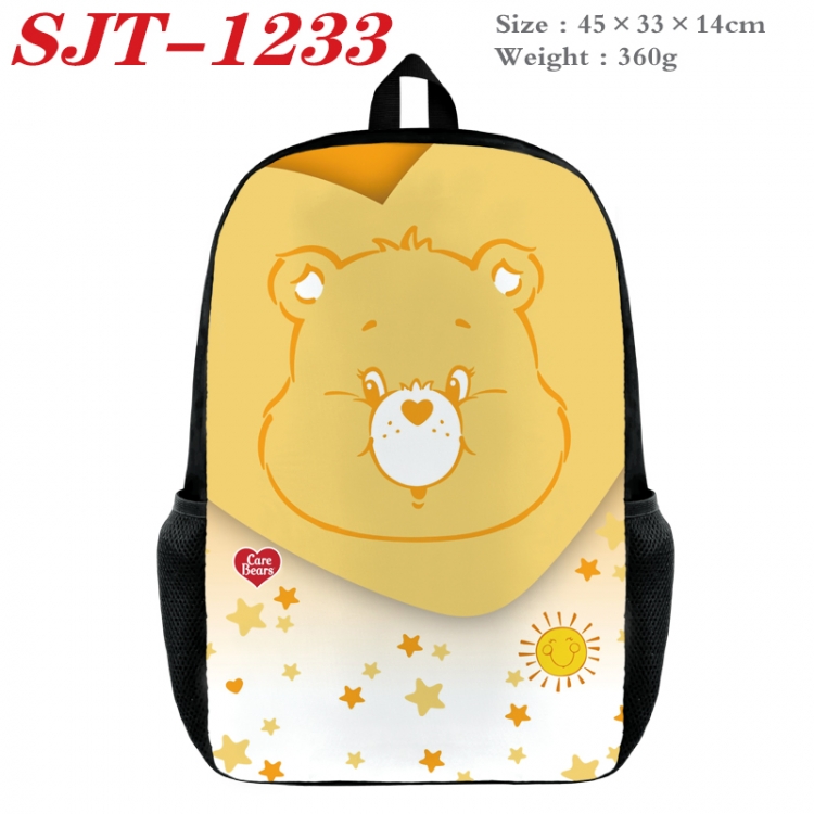 Care Bears Anime nylon canvas backpack student backpack 45x33x14cm  SJT-1233
