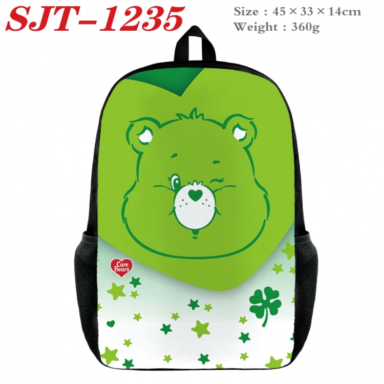 Care Bears Anime nylon canvas backpack student backpack 45x33x14cm SJT-1235