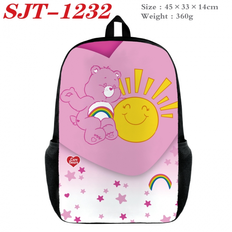 Care Bears Anime nylon canvas backpack student backpack 45x33x14cm SJT-1232