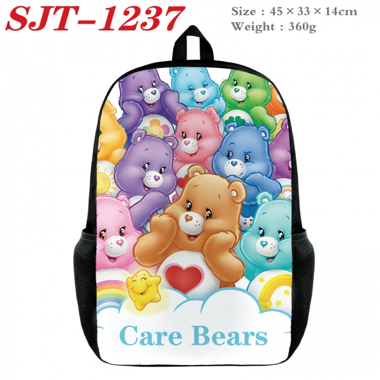 Care Bears Anime nylon canvas backpack student backpack 45x33x14cm  SJT-1237